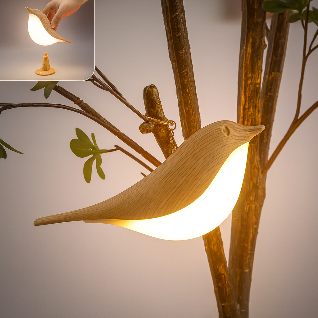 Norillo™ – Natlampe i fugledesign med duft og justerbart lys