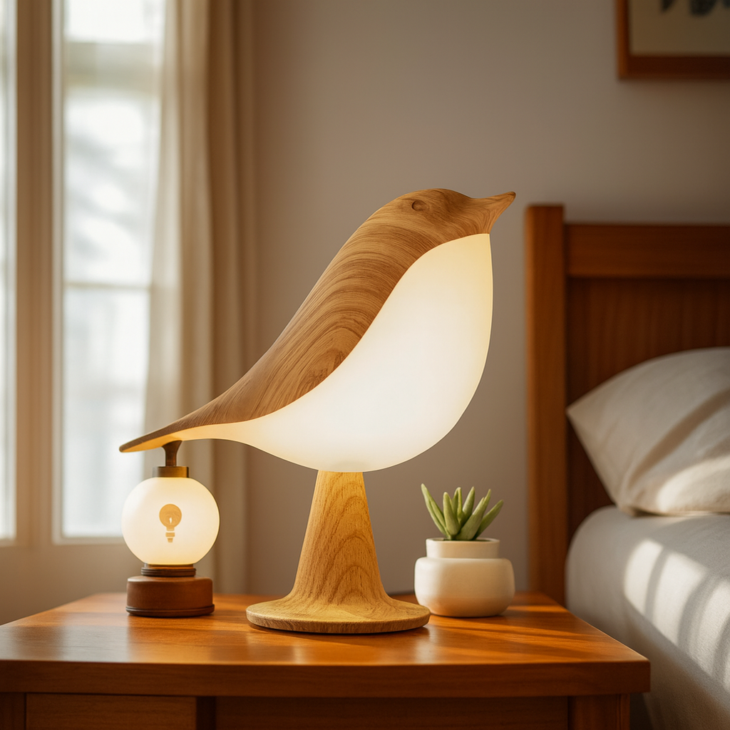 Norillo™ – Natlampe i fugledesign med duft og justerbart lys