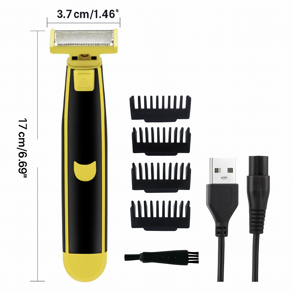 Norillo™ SafeCut – Hudvenlig barbermaskine til krop og ansigt uden snitsår