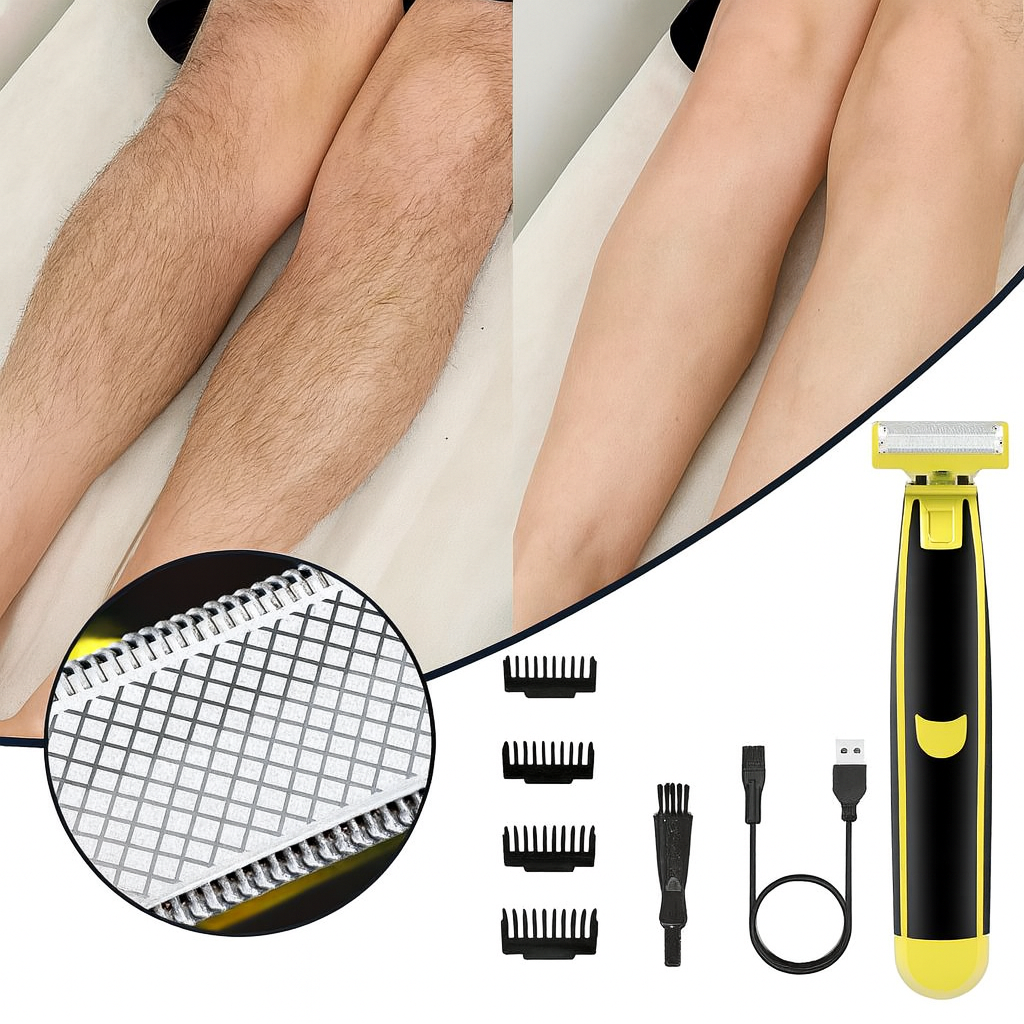 Norillo™ SafeCut – Hudvenlig barbermaskine til krop og ansigt uden snitsår