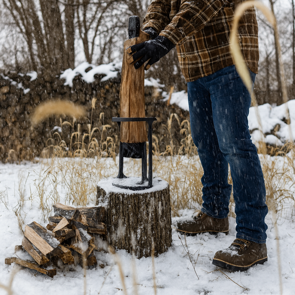 Norillo™ – Sikker Brændekløver i Stål, der giver perfekt optændingstræ uden økse