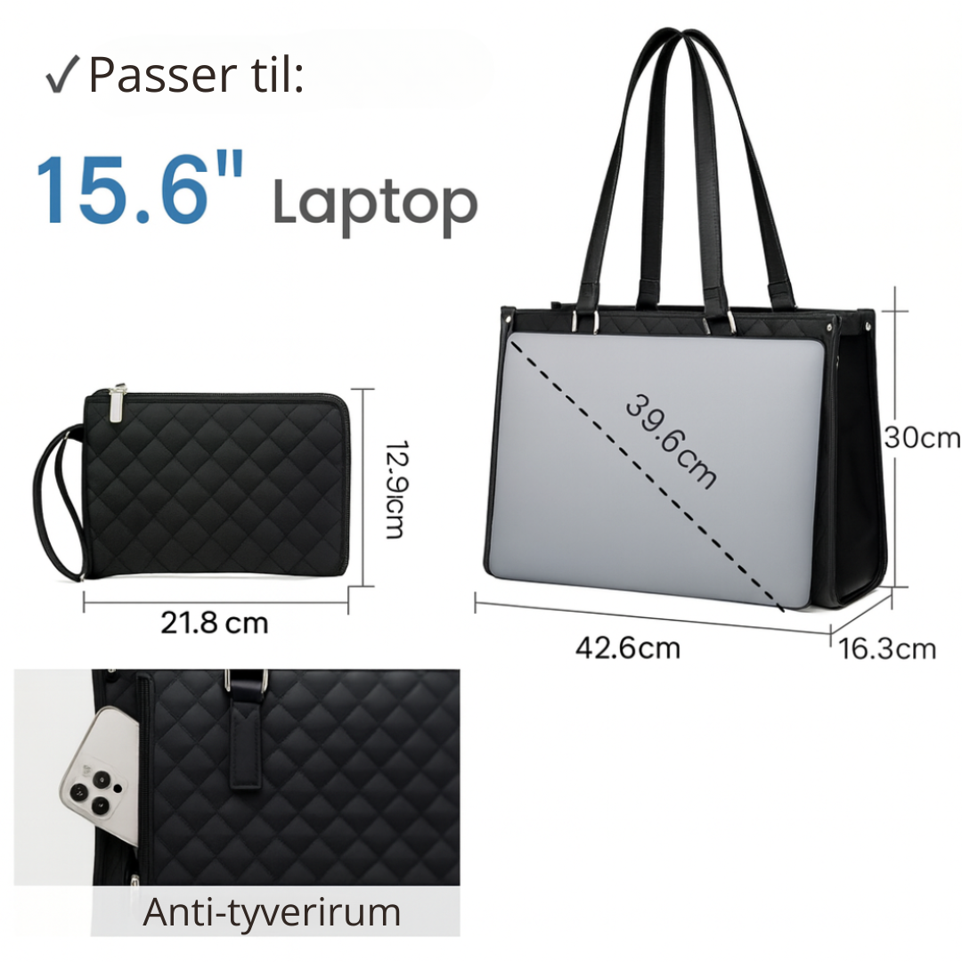 Norillo™ – Stilfuld frokost- og arbejdstaske med isoleret kølerum