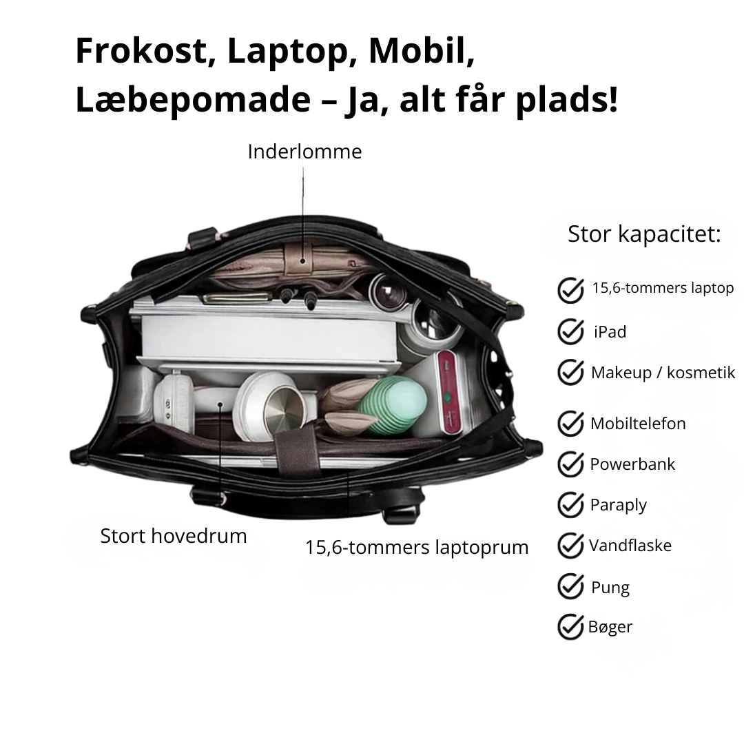 Norillo™ – Stilfuld frokost- og arbejdstaske med isoleret kølerum