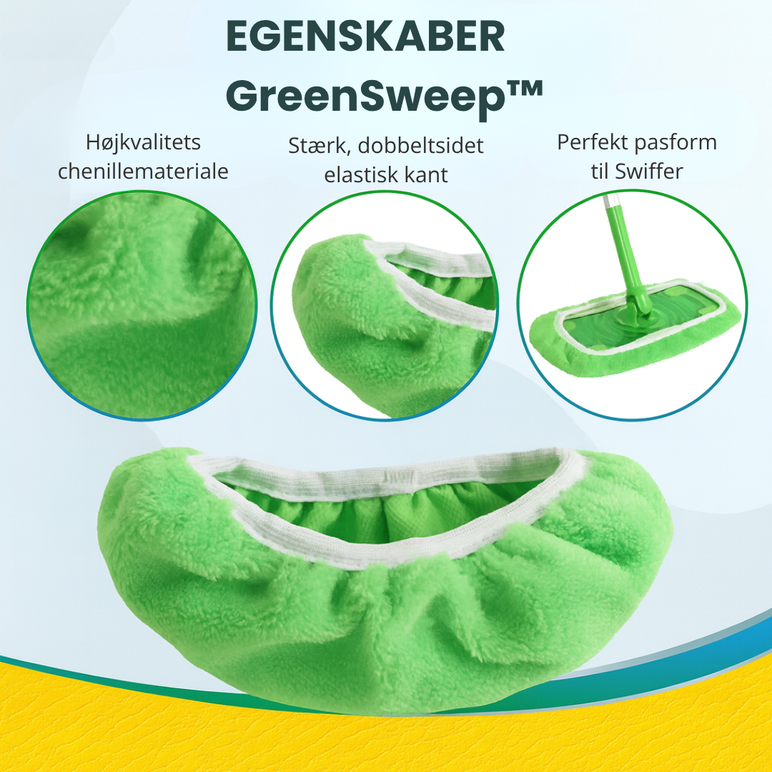 GreenSweep™ – Genanvendelig moppe til Swiffer | 2+2 GRATIS