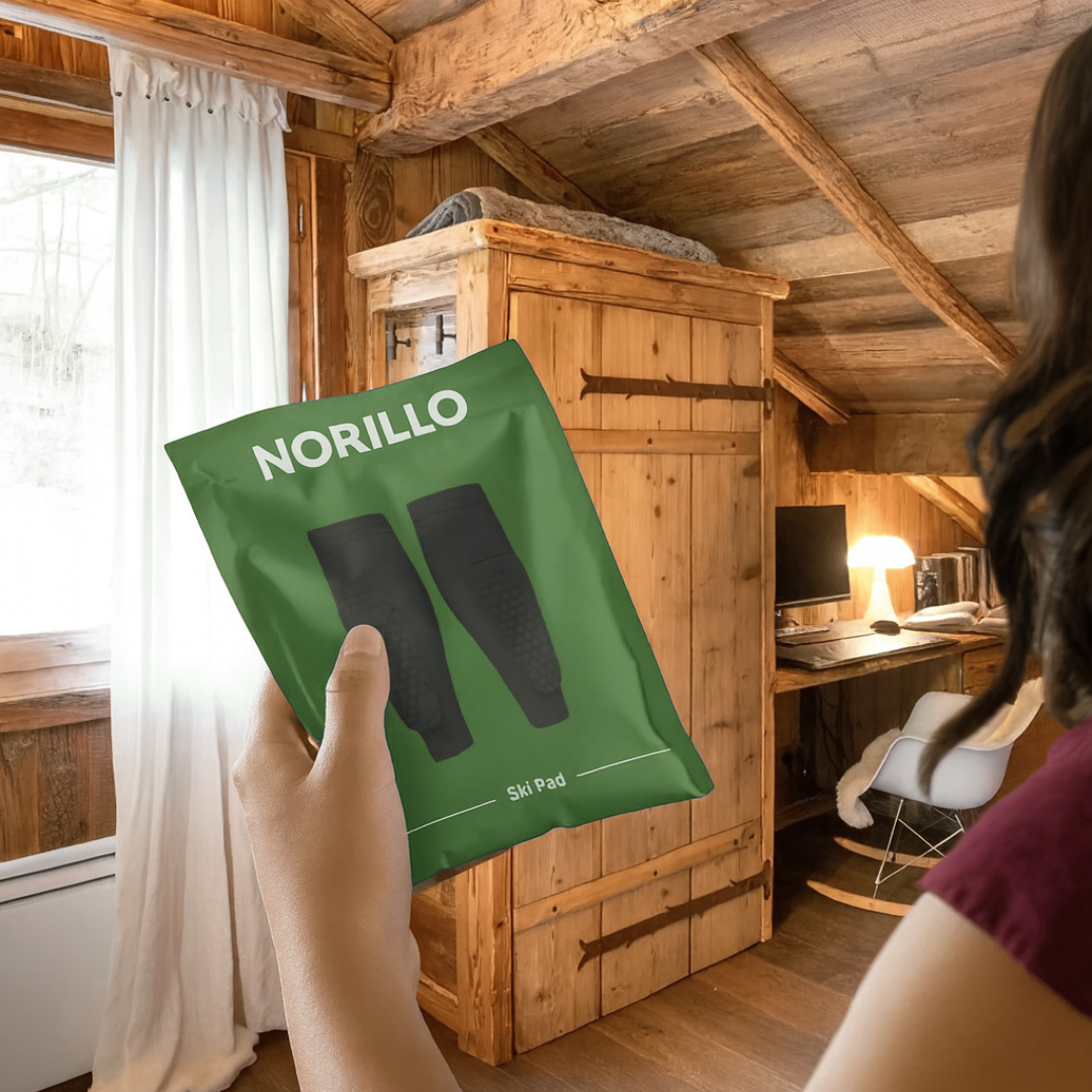 Norillo™ – Skinnebensbeskytter til Skiløb uden Smerte og Tryk