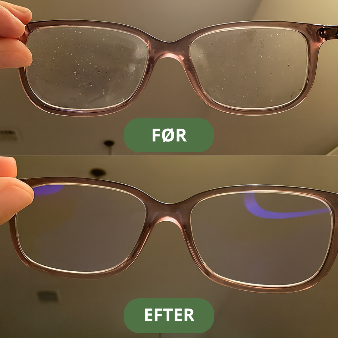 Norillo™ – Krystalklare briller uden pudseklude og striber