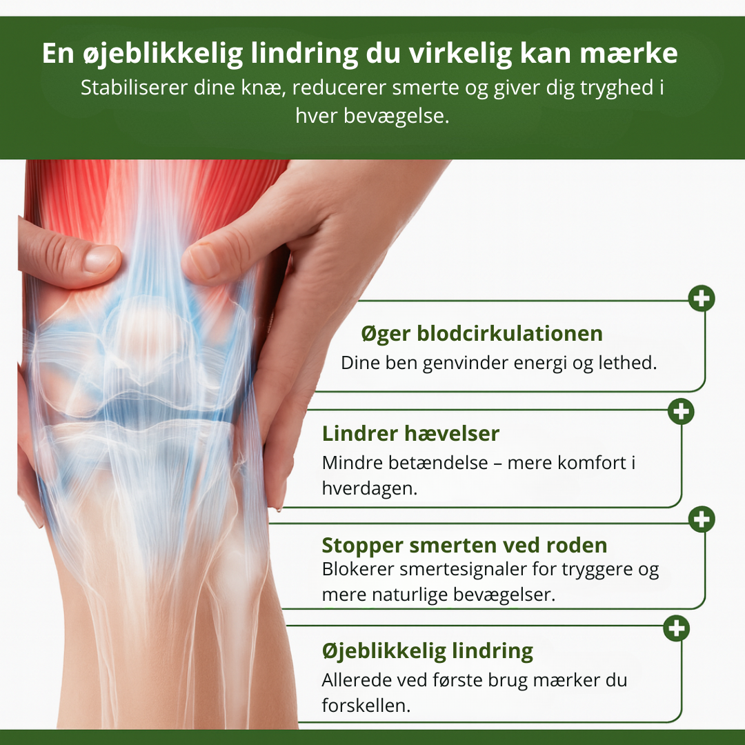 Norillo™ – Knæstøtte mod smerte med øjeblikkelig lindring og stabilitet