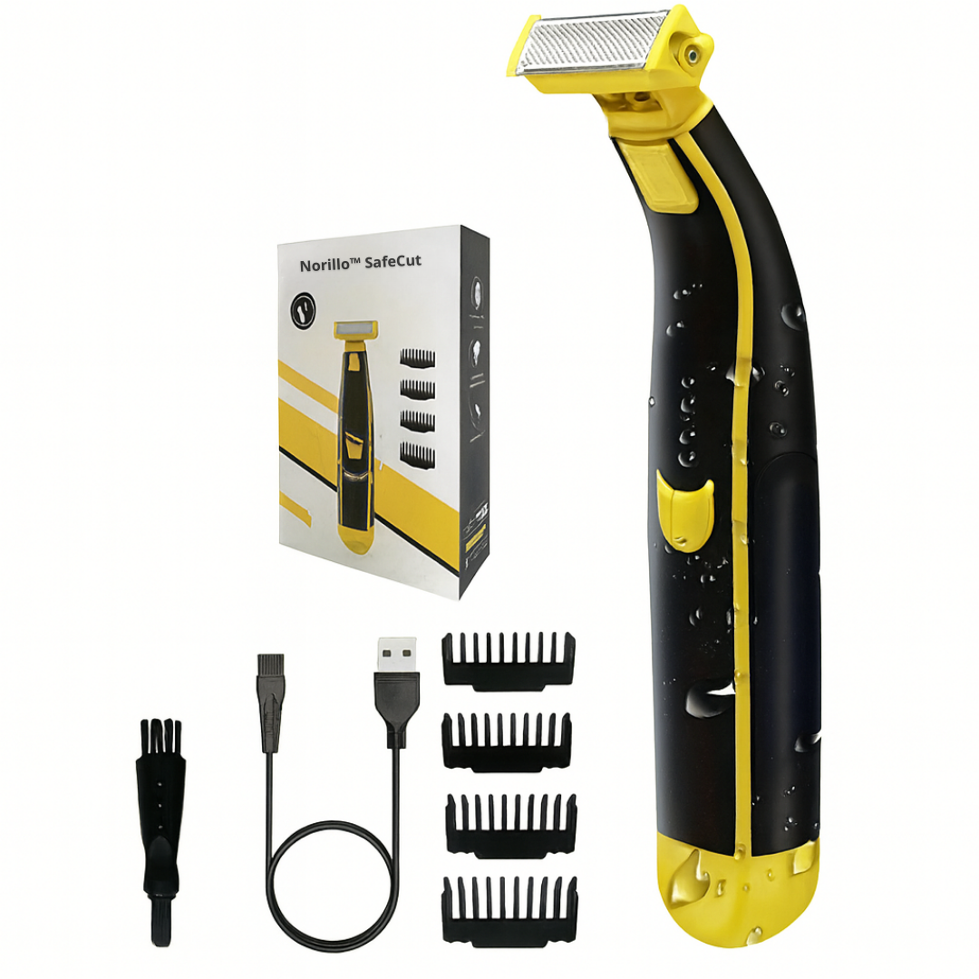 Norillo™ SafeCut – Hudvenlig barbermaskine til krop og ansigt uden snitsår
