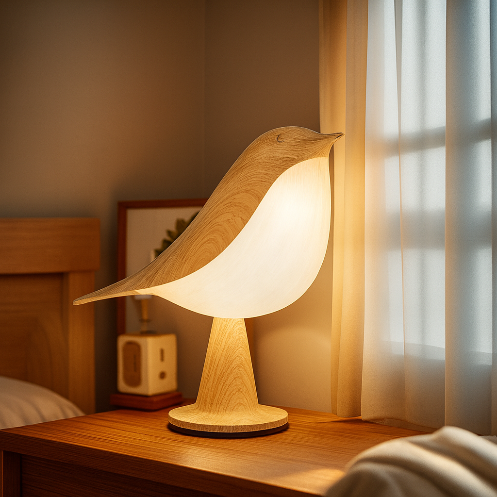 Norillo™ – Natlampe i fugledesign med duft og justerbart lys