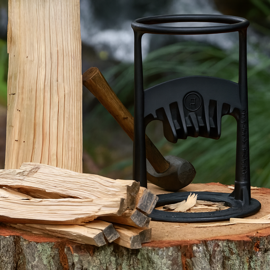 Norillo™ – Sikker Brændekløver i Stål, der giver perfekt optændingstræ uden økse