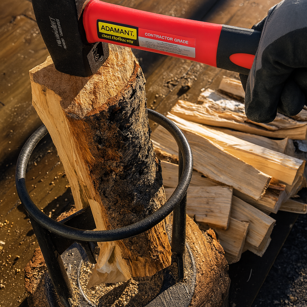 Norillo™ – Sikker Brændekløver i Stål, der giver perfekt optændingstræ uden økse