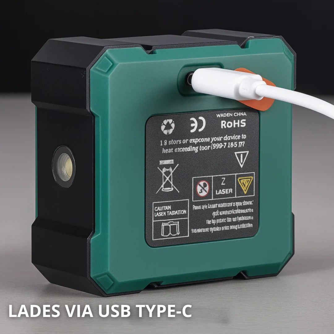 Norillo™ – 2-i-1 Digital Vinkelmåler og Laser Vatterpas.