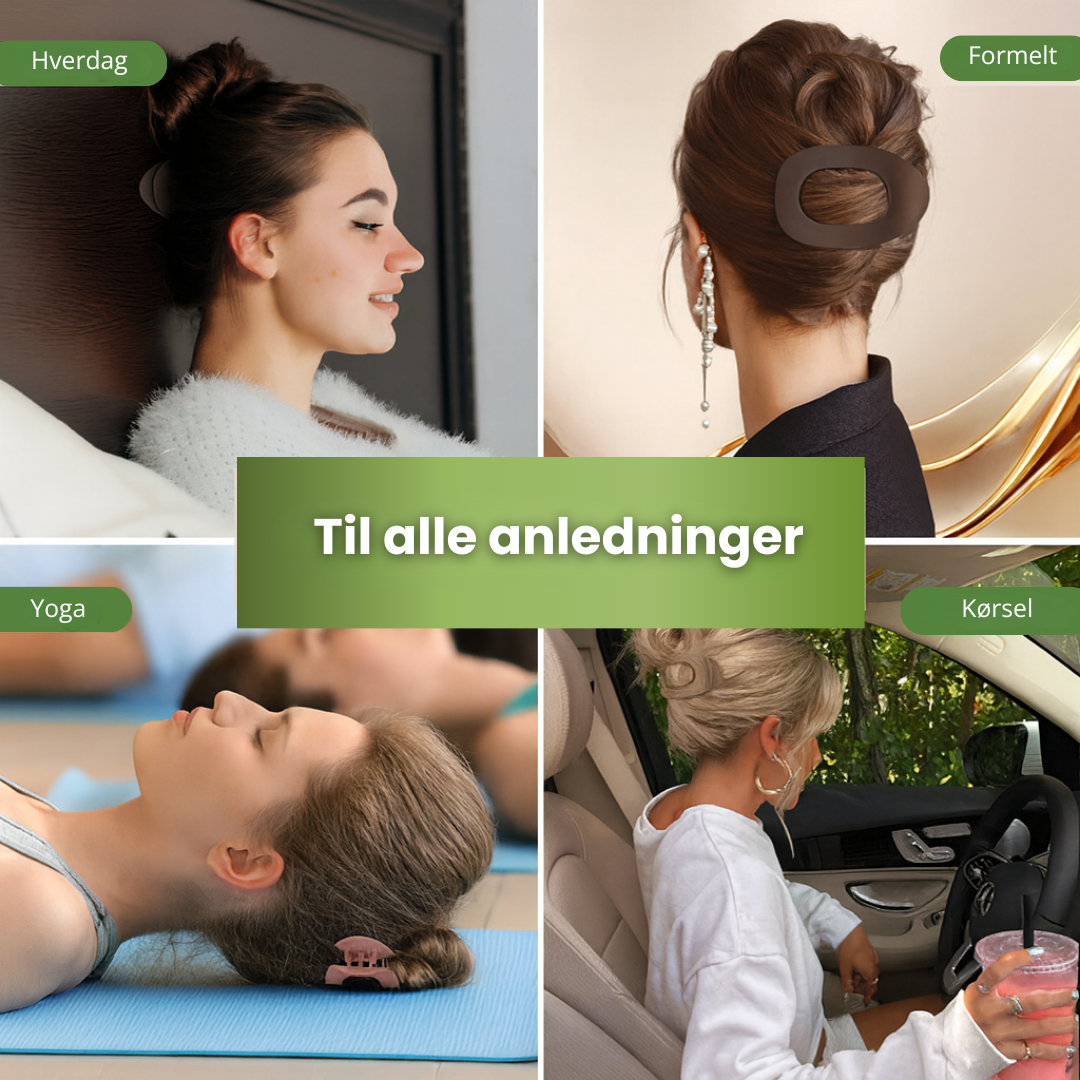 Norillo™ – Flad og behagelig hårklemme, der ikke trykker