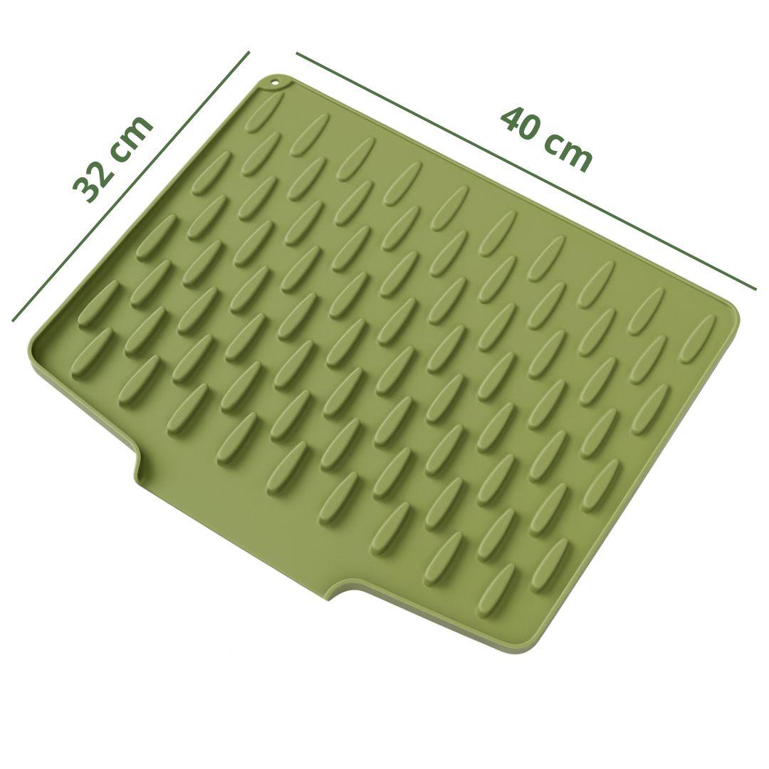 Norillo™ – Varmebeskyttelse & Hurtig Afløb – Silikone Opvaskemåtte