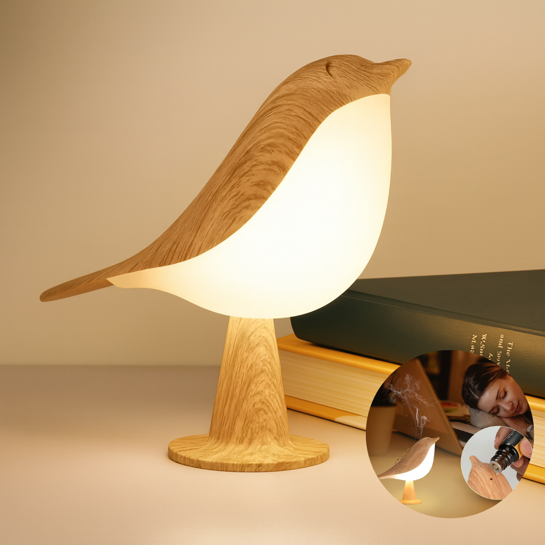 Norillo™ – Natlampe i fugledesign med duft og justerbart lys